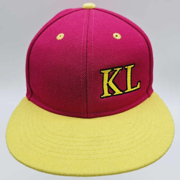 KL KAI LANI SURFBOARDS | colour block snapback flat brim cap hat - Picture 2 of 8